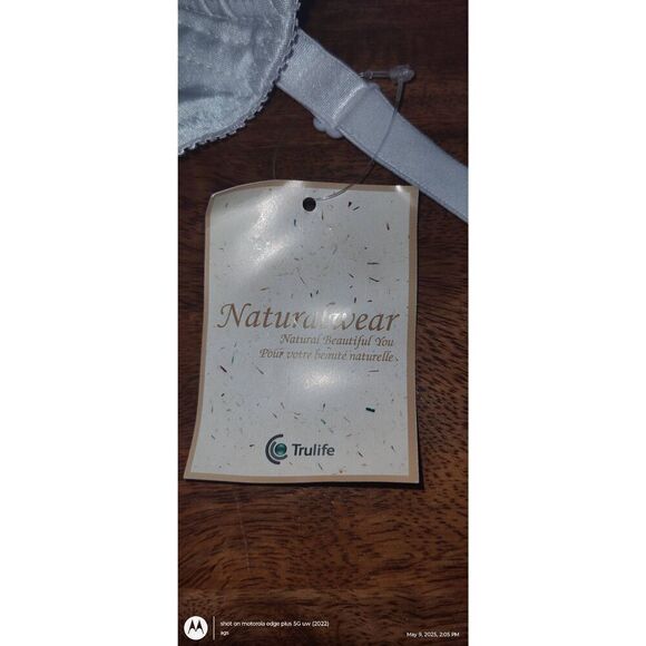 Trulife 165 Naturalwear  Maria All Over Lace Style Softcup NEW  with tags. WHITE - Picture 3 of 6